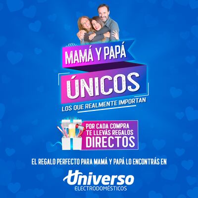 Universo Electrodomésticos tiene regalos para mamá y papá.
