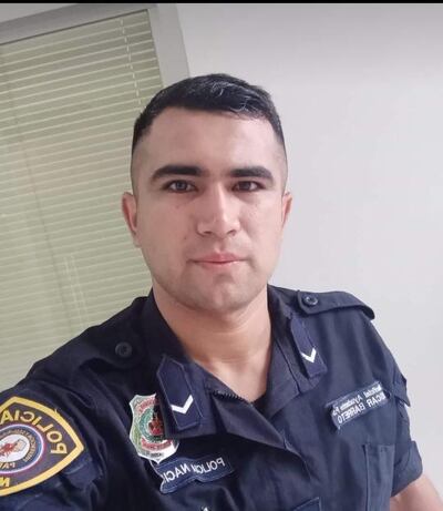 Suboficial Ayudante Óscar Aníbal Barreto Quintana.