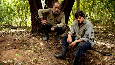 Ever Enciso y Aníbal Ortiz protagonizan la película “Matar a un muerto”.