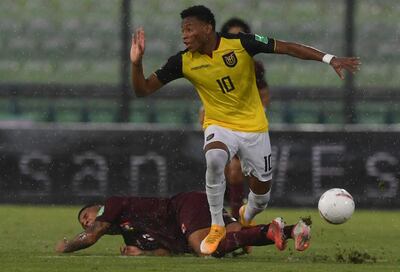 Gonzalo Plata, número 10  de la selección de Ecuador.
