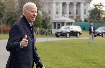El presidente de EE.UU., Joe Biden, en la Casa Blanca.