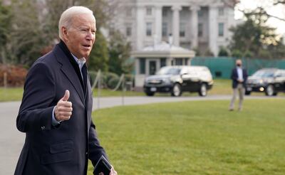 El presidente de EE.UU., Joe Biden, en la Casa Blanca.