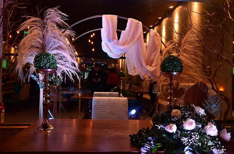 La Churrasqueria Acuarela que fue ambientada por la decoradora Mariela Morel.