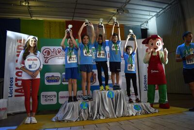 Ganadores de la categoría 6 a 8 años.