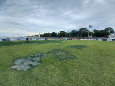 Así se encontraba el Parque del Guairá.