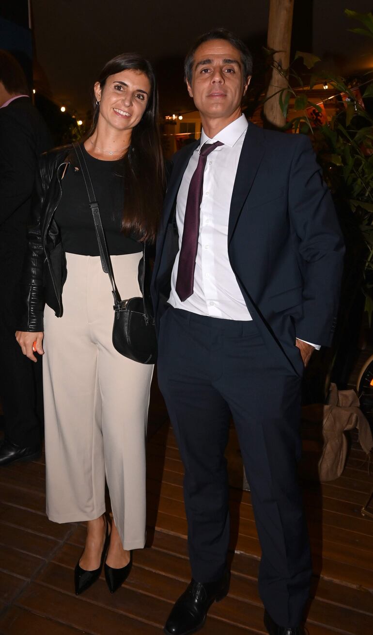 Paula Semino y Lucas Velasco.
