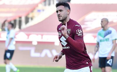 Antonio Sanabria le dio la ventaja parcial al Torino este domingo.