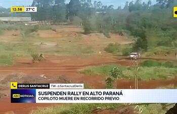 Suspenden Rally del Alto Paraná por muerte de copiloto