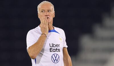 Didier Deschamps, entrenador de la selección de Francia.