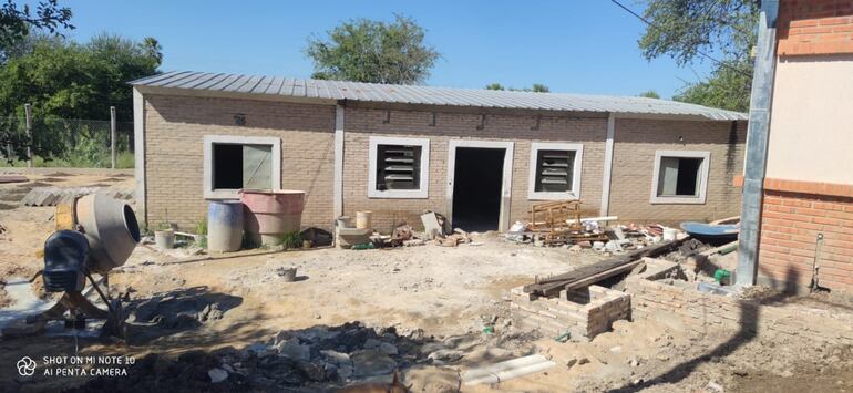 Asi se veia el local de ancianos demolido por orden del MSPBS.