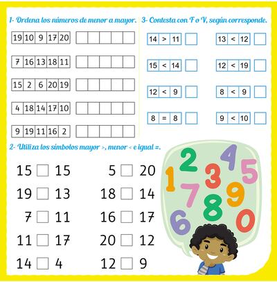 ¡A ordenar y clasificar números!