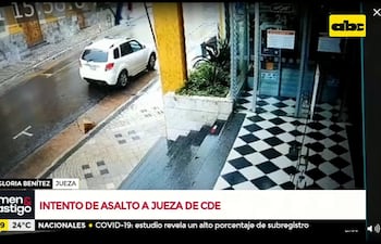 Intento de asalto a jueza de CDE