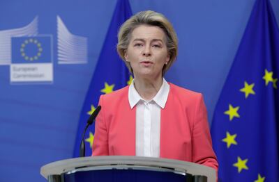 Ursula von der Leyen, presidenta de la Comisión Europea.