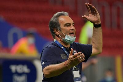 Martín Lasarte, DT de Chile.