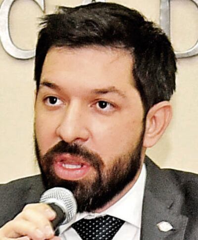 Osmar Legal, fiscal que citó al ministro del Interior, Arnaldo Giuzzio, a prestar declaración testifical el miércoles.