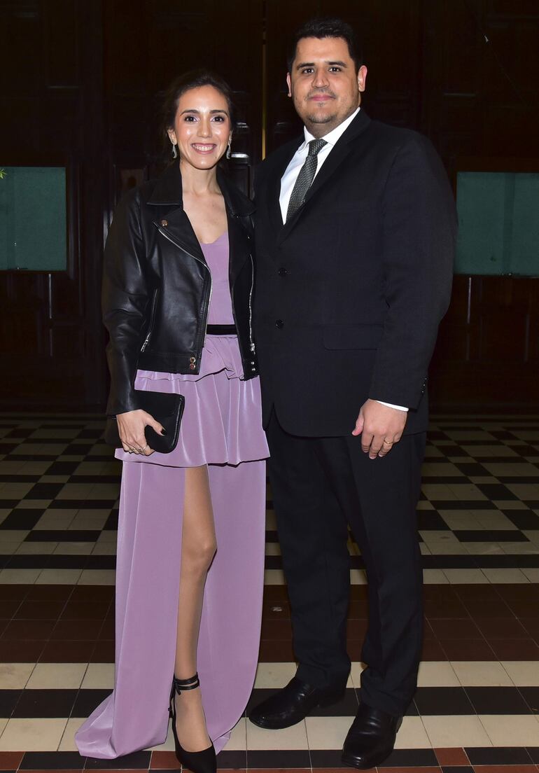 Gissele Vargas y Andrés Lesme.