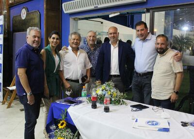 Carlos Giagni (centro), actual presidente de Sol de América.