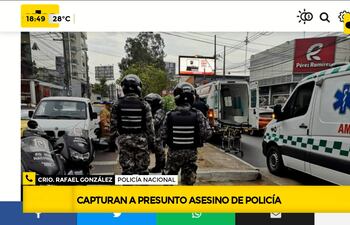 Capturan a presunto asesino de policía
