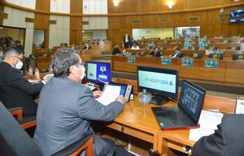 Sesión de la Cámara de Diputados