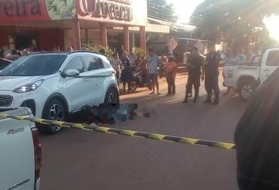 El exagente salía de una panadería cuando fue ultimado.