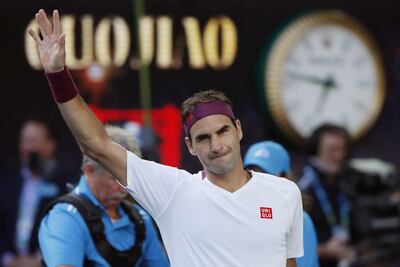 Roger Federer, tenista suizo.