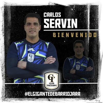 Carlos María Servín Caballero (24/05/87) retorna a su club de origen.