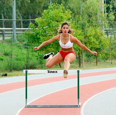 Fátima Amarilla competirá en los 400 m con vallas. Foto FPA