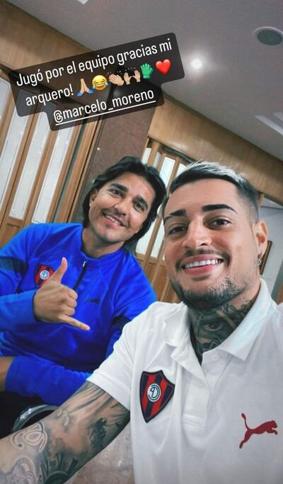 Jean Fernandes agradeció a Moreno Martins por cuidar su arco durante los cinco minutos finales.