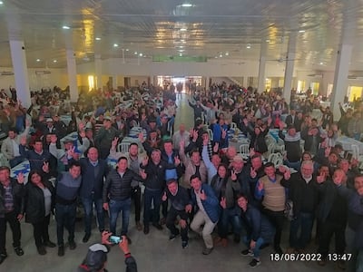 Efraín Alegre visita Santa Rosa, Misiones