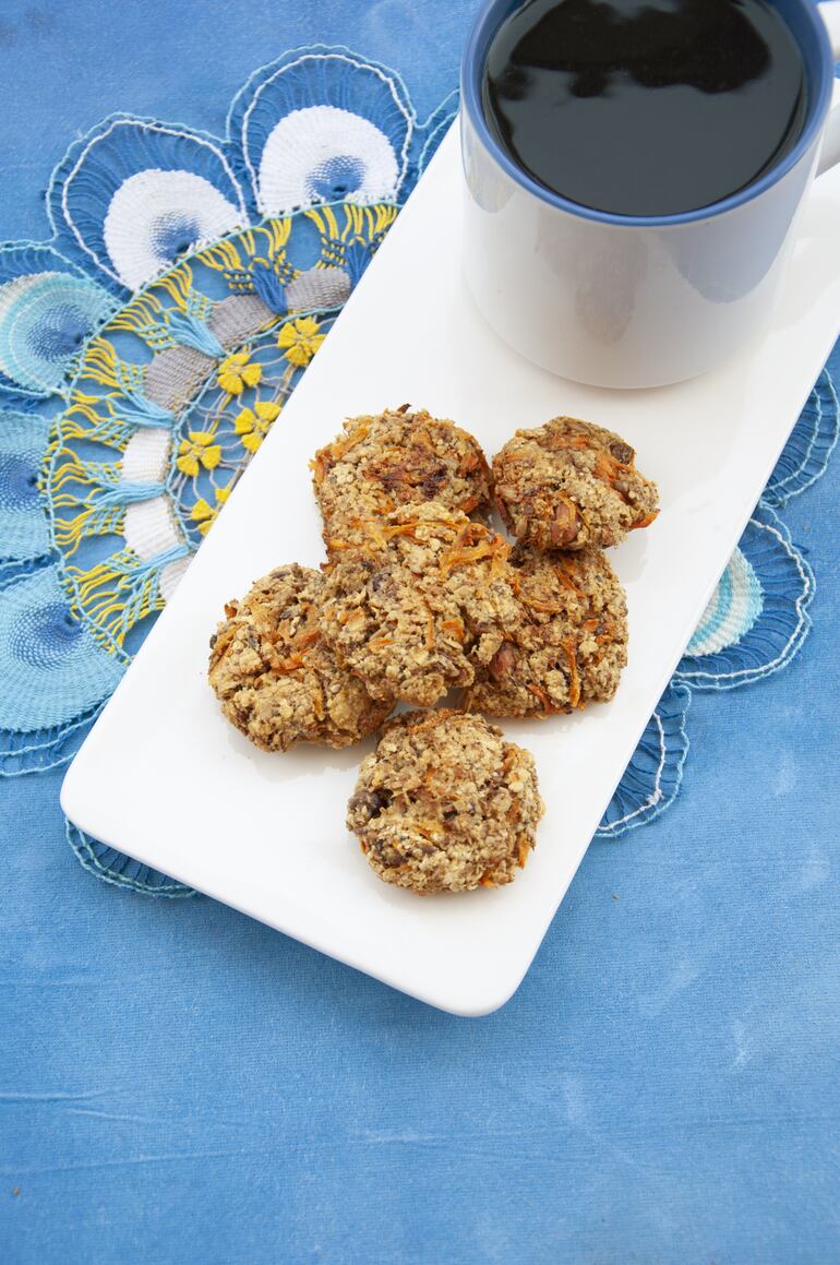 Galletitas de avena y zanahoria.