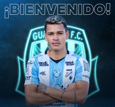 Con esta imagen fue presentado el extremo Derlys Damián Cabañas Ortiz, como nuevo jugador de Guaireña.