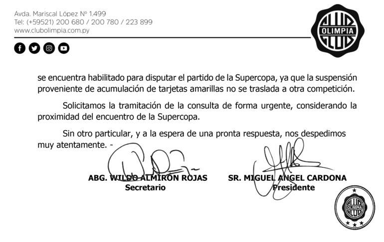 La continuidad de la nota del decano