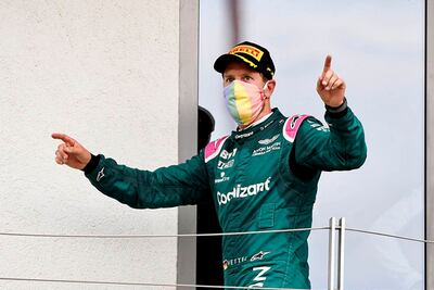 El piloto alemán Sebastian Vettel, del equipo Aston Martin.