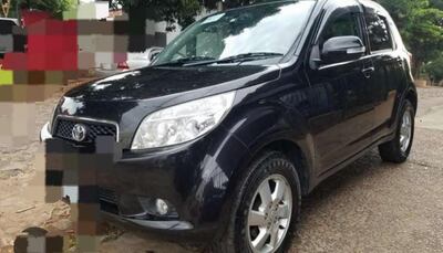 El vehículo denunciado como hurtado en Ciudad del Este.