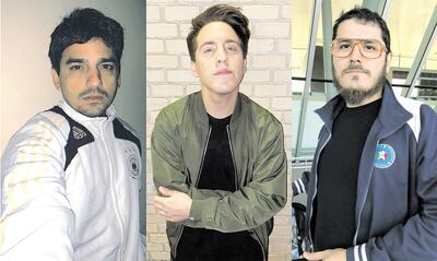 Mauri Rodas, Eduardo Martínez y Miky González Merlo muestran otras facetas al margen de las bandas que cada uno integra.