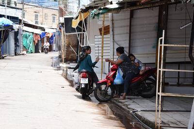 En Nanawa, los trabajadores y comerciantes sufrieron las consecuencias del cierre de la frontera.