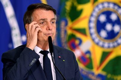 Jair Bolsonaro,presidente de Brasil.