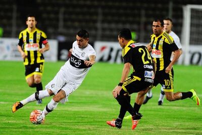 En el 2016 Olimpia jugó ante el Táchira
