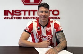Juan Franco firmó contrato con Instituto de Córdoba y jugará en el fútbol argentino en 2023.