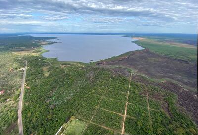 Tras las publicaciones, Conalaypa apuró la presentación de la Evaluación de Impacto Ambiental (EIA) al Mades para la colocación de geobolsas en la embocadura del río Salado. Con ello se busca ralentizar el proceso de descarga del lago al río.