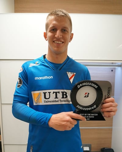 Lucas Galarza, nuevo arquero de Nacional.