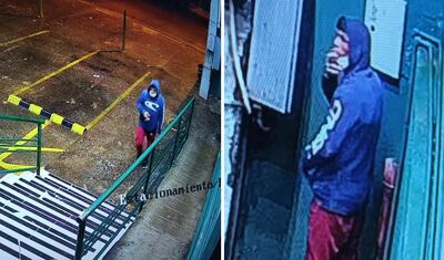 Imágenes del circuito cerrado captaron el hurto ocurrido esta madrugada.