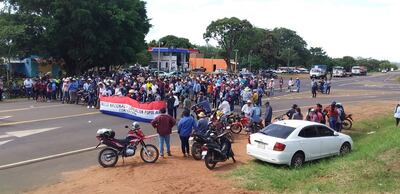 La movilización se concentra en el lugar conocido como calle 18