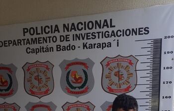 Lucimar Segovia Núñez, detenido.