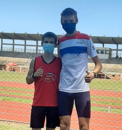 Chomik batió un récord nacional sub-16, vigente hace 10 años.