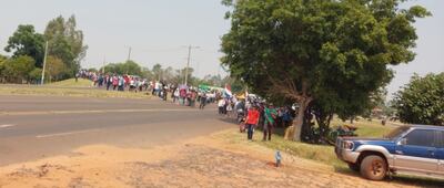 Cierre de la ruta PY03 por tiempo indefinido en el cruce de Yasy Cañy.