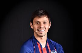 Ángel Romero, jugador paraguayo de San Lorenzo.