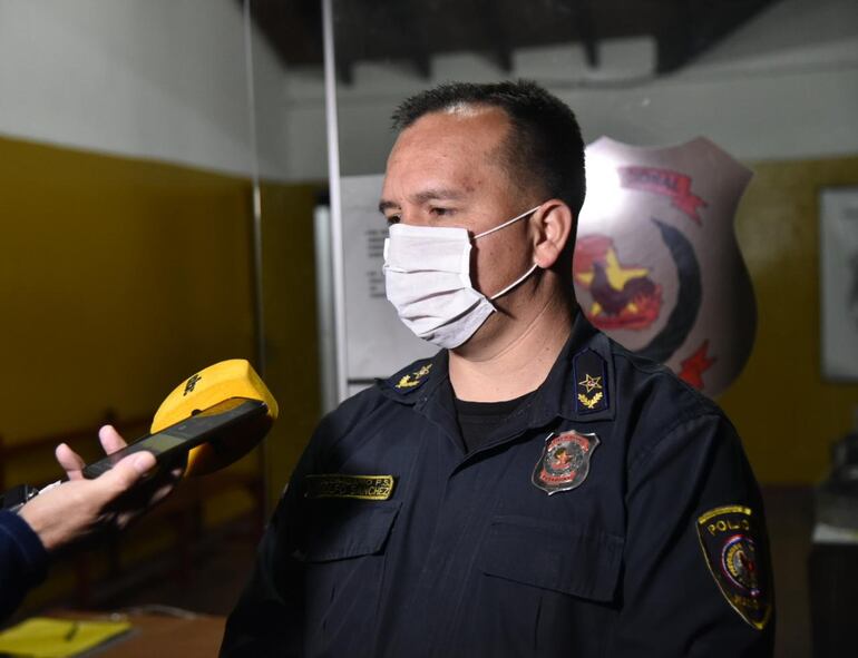 Subcomisario Rodolfo Sánchez, subjefe comisaría 5ª Ypacaraí.