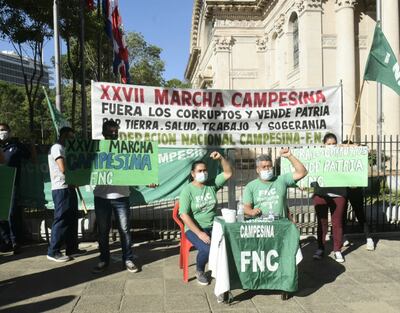 Campesinos anunciaron marcha para el próximo 25 de marzo
