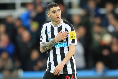 Miguel Almirón, jugador del Newcastle.